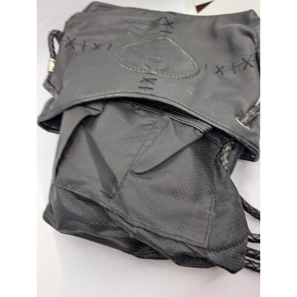 Vintage MC Marc Chantal Bag Black Leather? Silver Accents Small whimsigoth emo - Picture 7 of 14